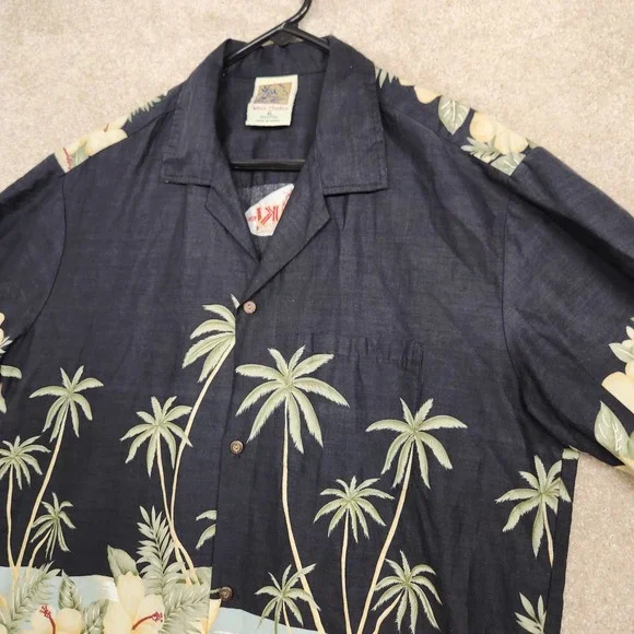 Winnie Fashion Hawaii Cotton Hawaiian Button Down XL - Picture 2 of 5